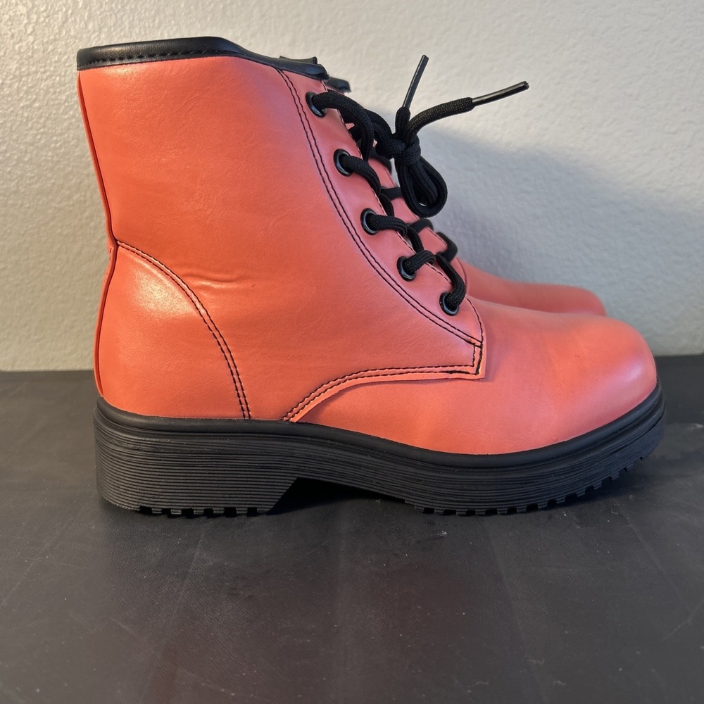 Girls Kids Combat Boots Side Zipper Fashion Fall Winter Riding Boots Ankle Boots